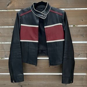 y2k ub leather collection motorcycle jacket